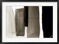 Framed Dark Veil Abstract