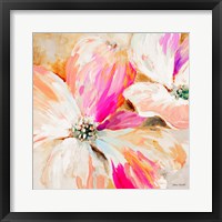 Flower Pop Song I Framed Print