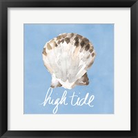 High Tide Shell Framed Print