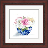 Framed Peonies In A Bowl II