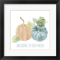 Framed Pumpkin Patch Welcome