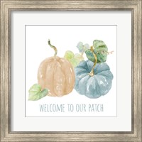 Framed Pumpkin Patch Welcome