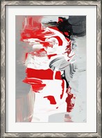 Framed Splash of Red II