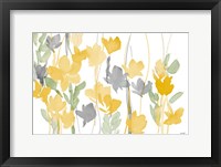 Framed Yellow Modern Garden