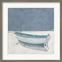 Framed 'Docked Ashore I' border=