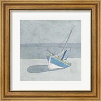 Framed Sailboat Ashore
