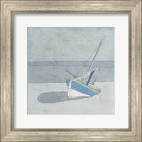 Framed Sailboat Ashore