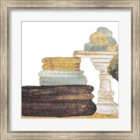 Framed Gold Bath Accessories III