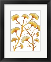Framed Gold Floral Branches