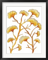 Framed Gold Floral Branches