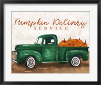 Framed Pumpkin Delivery Service
