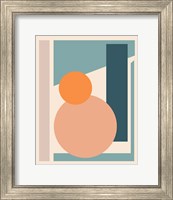 Framed 'Papercut Abstract II' border=