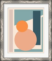 Framed 'Papercut Abstract II' border=