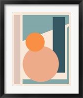 Framed 'Papercut Abstract II' border=