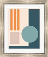 Framed 'Papercut Abstract IV' border=