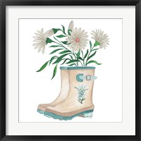 Framed Floral Rain Boots