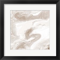 Framed Midnight Cream Marble