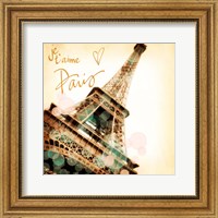 Framed Je, t'aime Paris