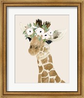 Framed Little Giraffe