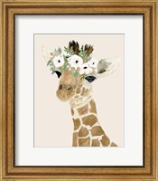 Framed 'Little Giraffe' border=