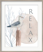 Framed Seabird Relax