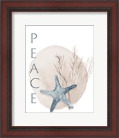 Framed Peace Starfish