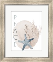 Framed Peace Starfish