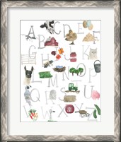 Framed Farm Alphabet