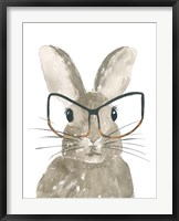 Framed Bunny With Glasses