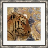 Framed 'Golden Safari II (Tiger)' border=