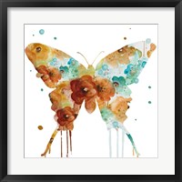 Framed Mis Flores Butterfly I