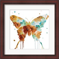 Framed Mis Flores Butterfly I
