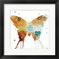 Framed Mis Flores Butterfly II