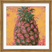 Framed Pop Contemporary Pineapple I