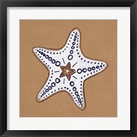 Framed 'Ocean World Starfish' border=