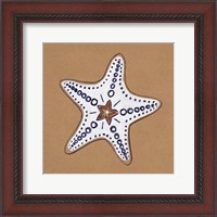 Framed Ocean World Starfish