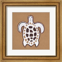 Framed Ocean World Turtle