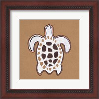 Framed Ocean World Turtle