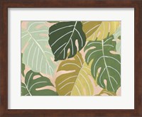 Framed Back To Nature Palm Leaves