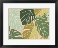 Framed Back To Nature Palm Leaves