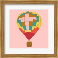 Framed 'Hot Air Balloon I' border=