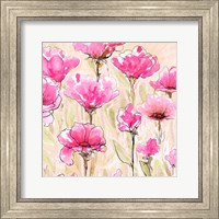 Framed Pink Love I