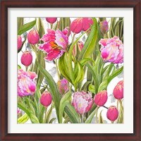 Framed Tulip Symphony I