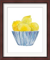 Framed Bowl of Lemons II