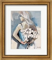 Framed Girl with Flowers