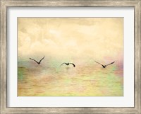 Framed Seagulls In The Sky I