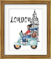 Framed London By Moped