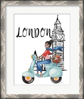 Framed London By Moped