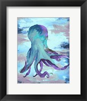 Framed Octopus Blue