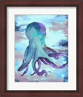 Framed Octopus Blue